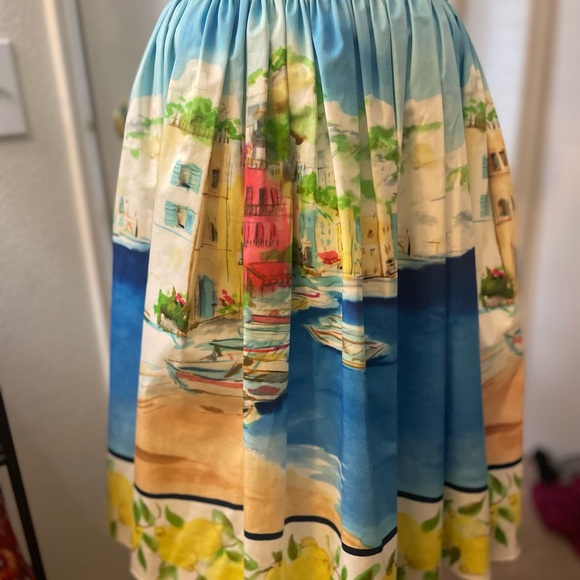 Kate Spade ‘Elza’ dress Capri Landscape w lemons - Picture 2 of 7